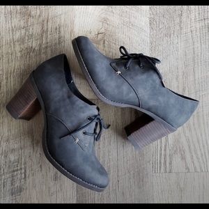 Dr Scholls Suede Grey Booties